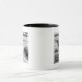 Steigende Flut am Strand Tasse (Zentrum)