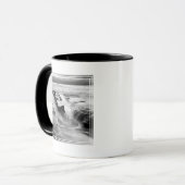 Steigende Flut am Strand Tasse (Vorderseite Links)