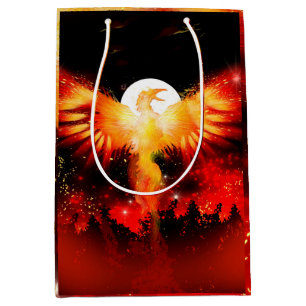 Steigende Geschenk-Tasche Phoenix Mittlere Geschenktüte