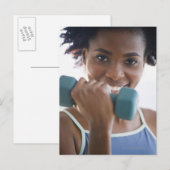 Steigende Gewichte Postkarte (Vorne/Hinten)