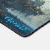 Steigende Gezeiten in der Steampunkmetropole Schreibtischunterlage (Ecke)