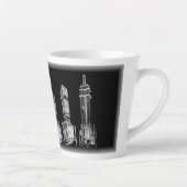 Steigende hohe - benutzerdefinierte Latte Tasse (Rechts)