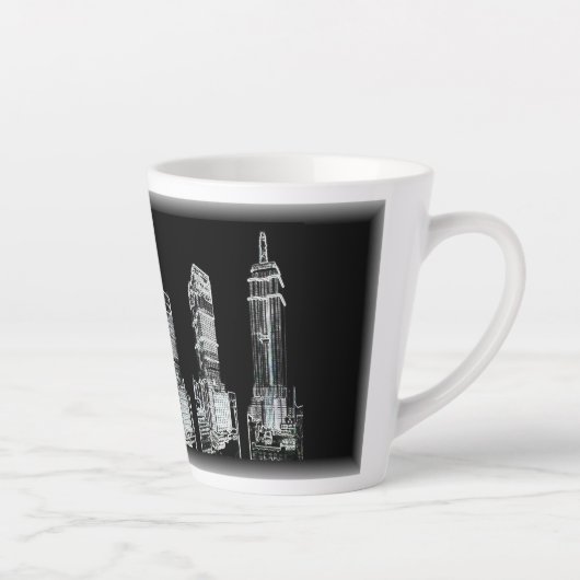 Steigende hohe - benutzerdefinierte Latte Tasse (Rechts)