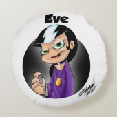 Steigende Hölle: Keith & Eve Rundes Kissen (Rückseite)