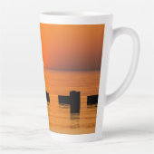 Steigende Orange Latte Tasse (Rechts)