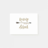 Steigende Pfeile - Psalm 127:3-5 Post-it Klebezettel (Vorderseite)