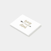 Steigende Pfeile - Psalm 127:3-5 Post-it Klebezettel (angewinkelt)