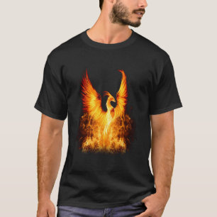 Steigende Phoenix Feuer Fenix Inspiration Motivati T-Shirt