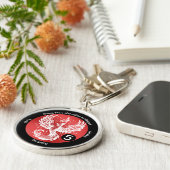 Steigende Phoenix - Meilenstein in der Erholung Schlüsselanhänger (Seite)