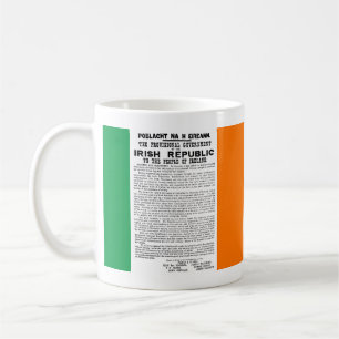 Steigende Proklamation Ostern der Republik Irland Kaffeetasse
