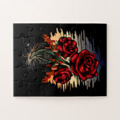 Steigende Rose Puzzle (Horizontal)