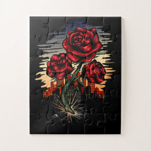 Steigende Rose Puzzle