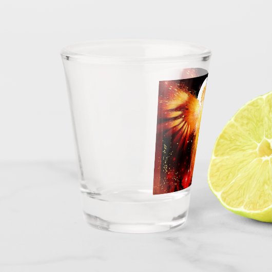 Steigende Schnapsglas Phoenix (Links)