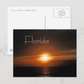 Steigende Sonne — Florida Postkarte (Vorne/Hinten)
