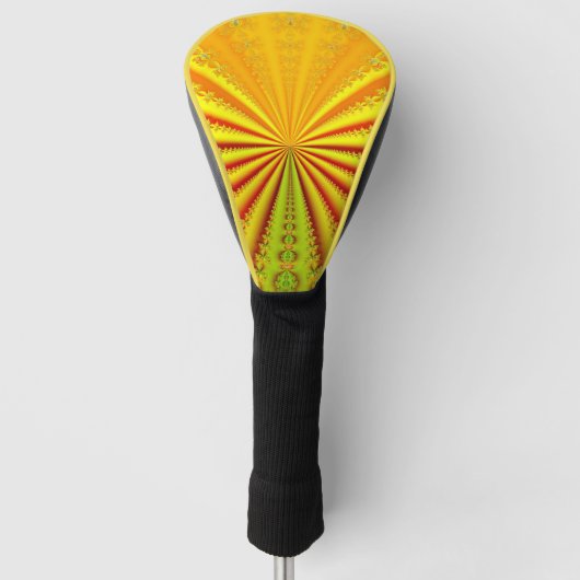 Steigende Sonne - Golf Head Cover Headcover (Vorderseite)