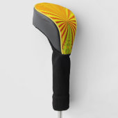 Steigende Sonne - Golf Head Cover Headcover (angewinkelt)