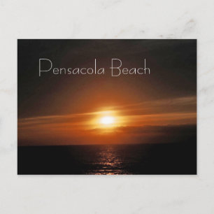 Steigende Sonne — Strand von Pensacola Postkarte