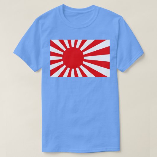 Steigende Sonnenflagge Japan T-Shirt (Design vorne)