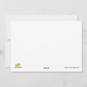 Steigende Star Flat Grußkarte Feiertagskarte (Rückseite)