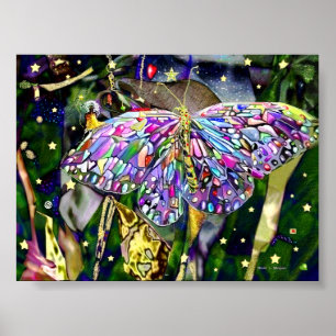 Steigende Sterne, Druck Poster