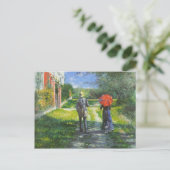 Steigende Straße Gustave Caillebotte- Postkarte (Stehend Vorderseite)
