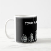 Steigende Tasse für Kaffee (Links)