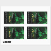 Steigende Vermögenswerte von Rebecca Zanetti Rechteckiger Aufkleber (Blatt)