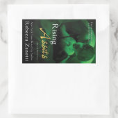 Steigende Vermögenswerte von Rebecca Zanetti Rechteckiger Aufkleber (Tasche)