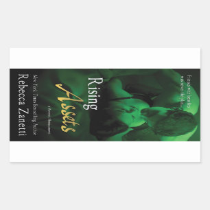 Steigende Vermögenswerte von Rebecca Zanetti Rechteckiger Aufkleber