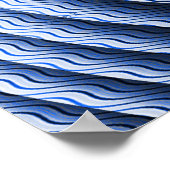 Steigende Wellen... Poster (Ecke)