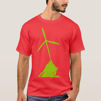 Steigende Windkraftanlagen T-Shirt