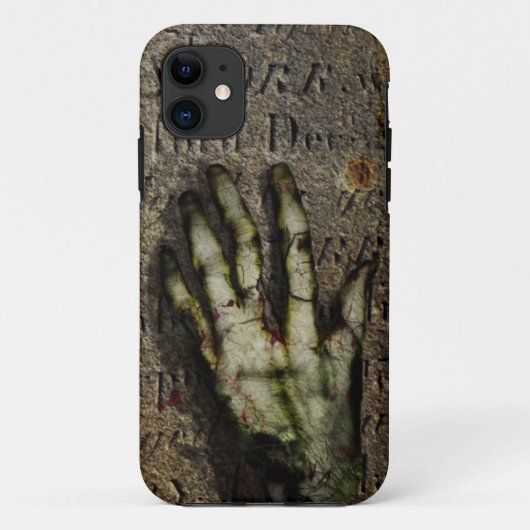 Steigende Zombie-Hand Case-Mate iPhone Hülle (Rückseite)