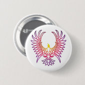 steigender Adler, sunglow Button (Vorne & Hinten)