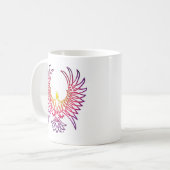 steigender Adler, sunglow Kaffeetasse (Vorderseite Links)