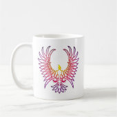 steigender Adler, sunglow Kaffeetasse (Links)