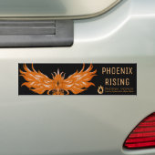 Steigender Autoaufkleber Phoenix (Auf Auto)