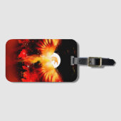 Steigender Gepäckanhänger Phoenix (Vorderseite (Horizontal))