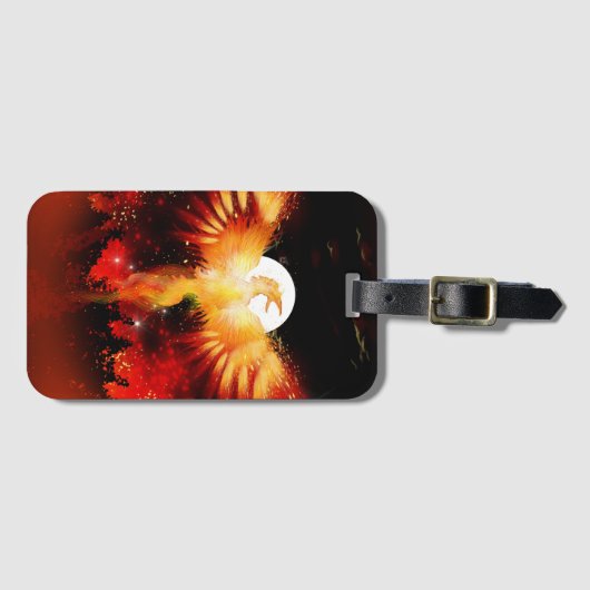 Steigender Gepäckanhänger Phoenix (Vorderseite (Horizontal))