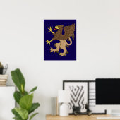 Steigender Greif Poster (Heimbüro)