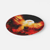 Steigender Pappteller Phoenix (Schrägansicht)
