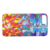 Steigender Sun abstrakter iPhone iPad Fall Case-Mate iPhone Hülle (Rückseite (Horizontal))