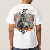 Steigender Sun Dragon Tiger T - Shirt - maßgeschne (Rückseite)