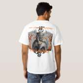 Steigender Sun Dragon Tiger T - Shirt - maßgeschne (Schwarz voll)