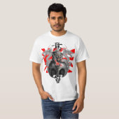 Steigender Sun Dragon Tiger T - Shirt - maßgeschne (Vorne ganz)