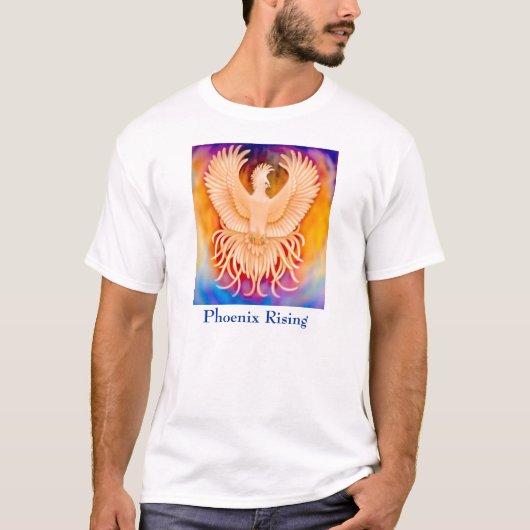 Steigender T - Shirt Phoenix (Vorderseite)
