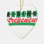 STEIGENDER UNTERNEHMER KERAMIKORNAMENT (Links)