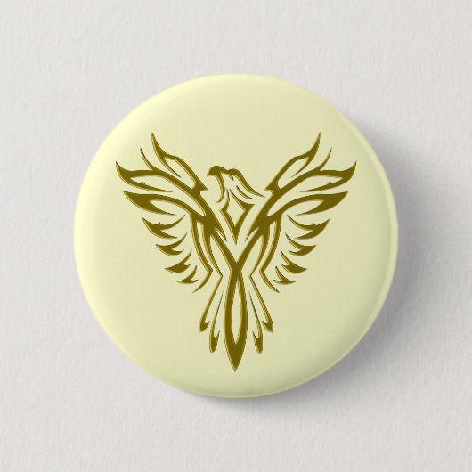 Steigendes Abzeichen/Knopf Phoenix Button (Vorderseite)