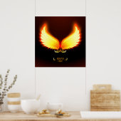 Steigendes Feuer - Phoenix Flüge Poster (Küche)