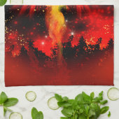 Steigendes Geschirrtuch Phoenix (Gefaltet)