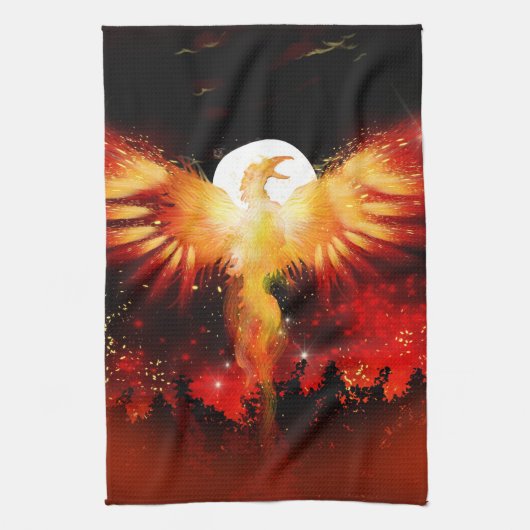 Steigendes Geschirrtuch Phoenix (Vertikal)